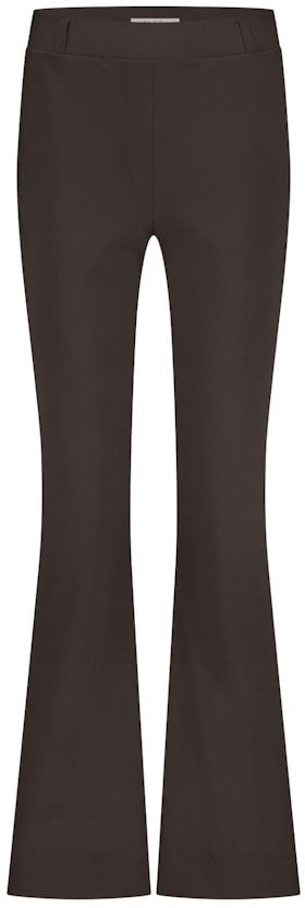 STUDIO ANNELOES - Flair Bonded trousers - 94800 - 8700 espresso Bruin