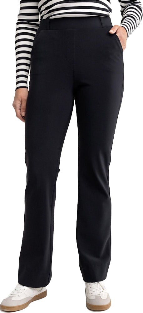 STUDIO ANNELOES - Flair bonded trousers - 94800 - 9000 black Zwart