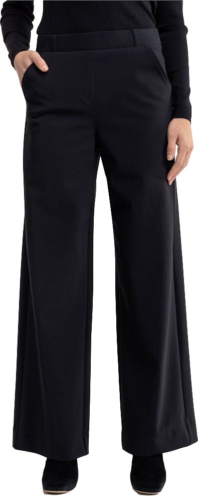 STUDIO ANNELOES - Lexie bonded trousers - 94801 - 9000 black Zwart