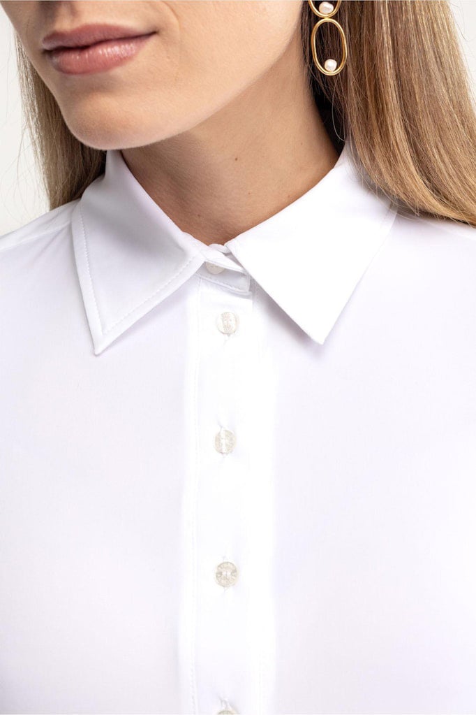 STUDIO ANNELOES - Poppy blouse - 94802 - 1000 white Wit