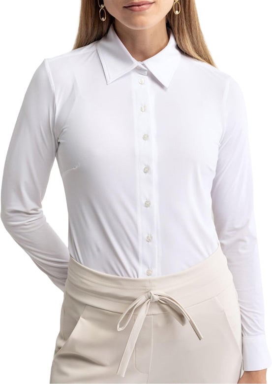 STUDIO ANNELOES - Poppy blouse - 94802 - 1000 white Wit