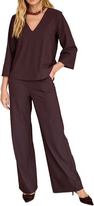 Studio Anneloes STUDIO ANNELOES - Cilou top - 94840 - 8700 Espresso Bruin