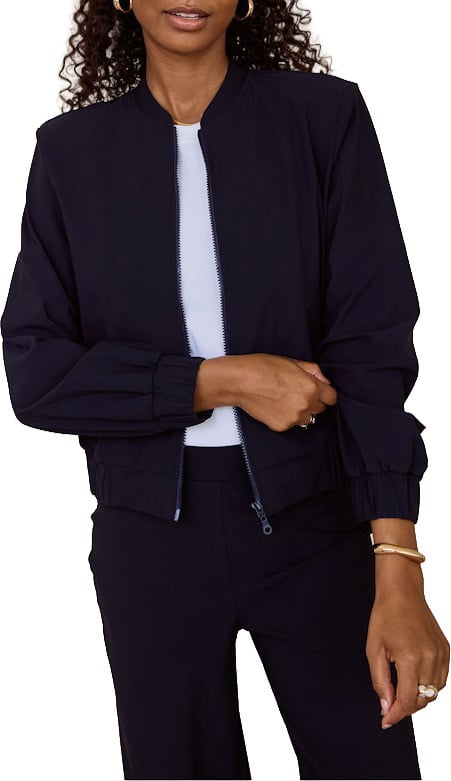 Studio Anneloes STUDIO ANNELOES - Benja bomber jacket - 94844 - 6900 Dark blue Blauw
