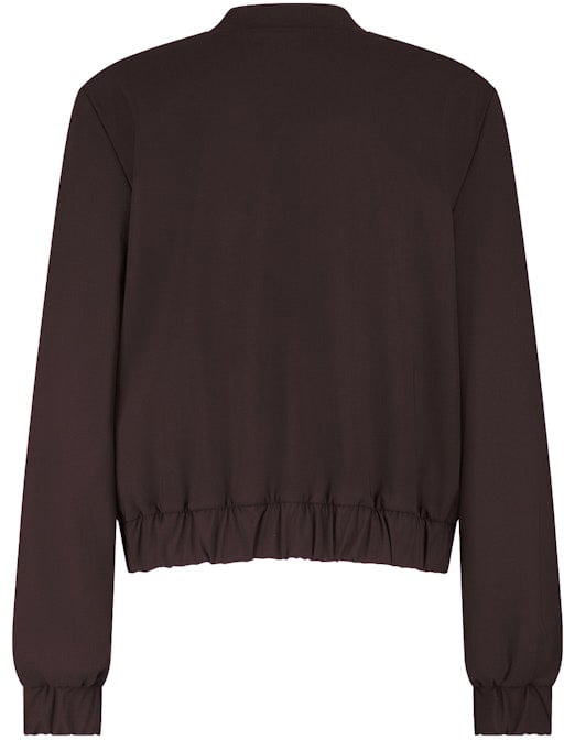 Studio Anneloes STUDIO ANNELOES - Benja bomber jacket - 94844 - 8700 Espresso Bruin