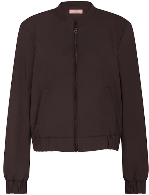Studio Anneloes STUDIO ANNELOES - Benja bomber jacket - 94844 - 8700 Espresso Bruin