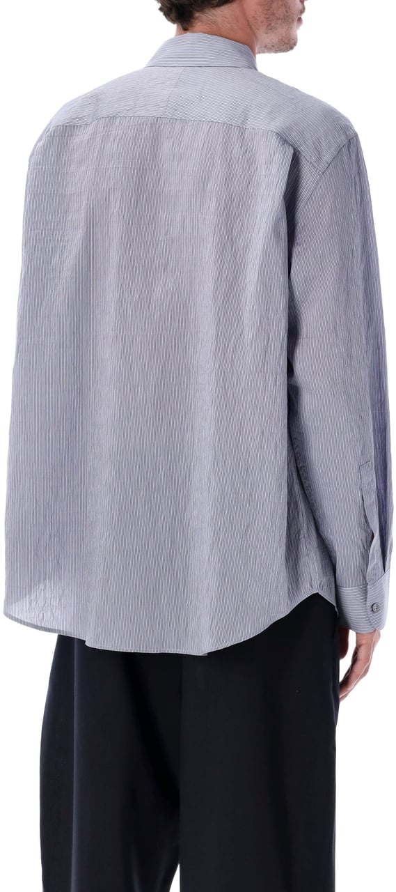 Studio Nicholson View Shirt Lilac Stripe Paars
