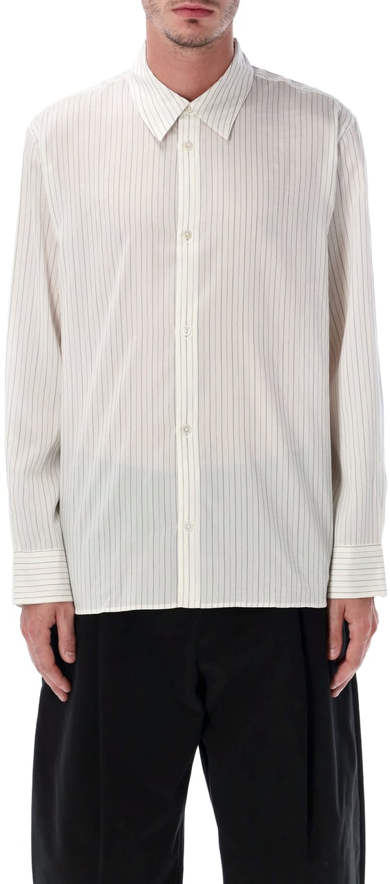 Studio Nicholson View Shirt Ecru Black Divers