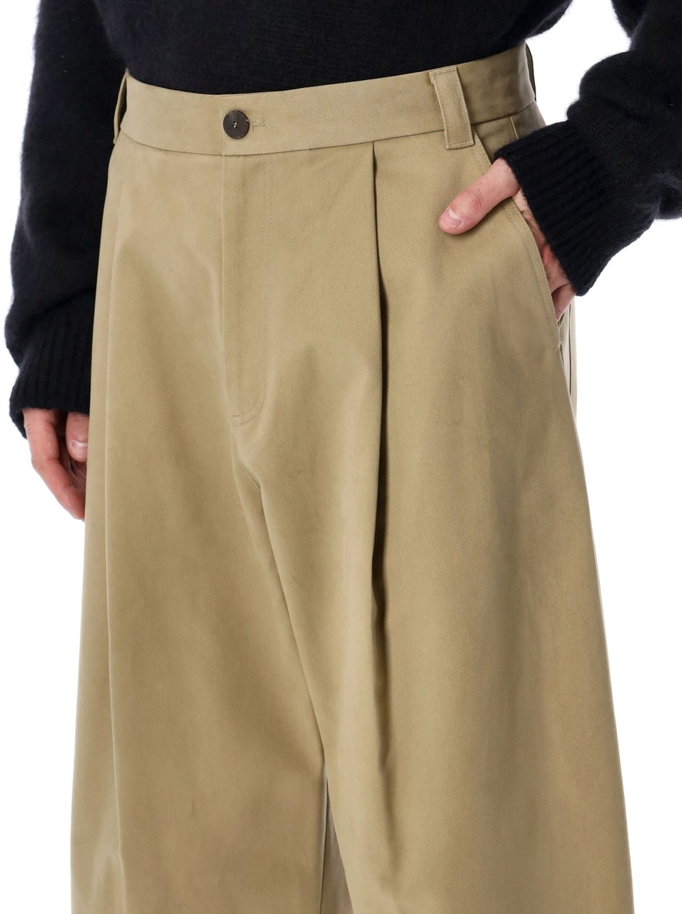 Studio Nicholson Sorte Chino Marrone Bruin