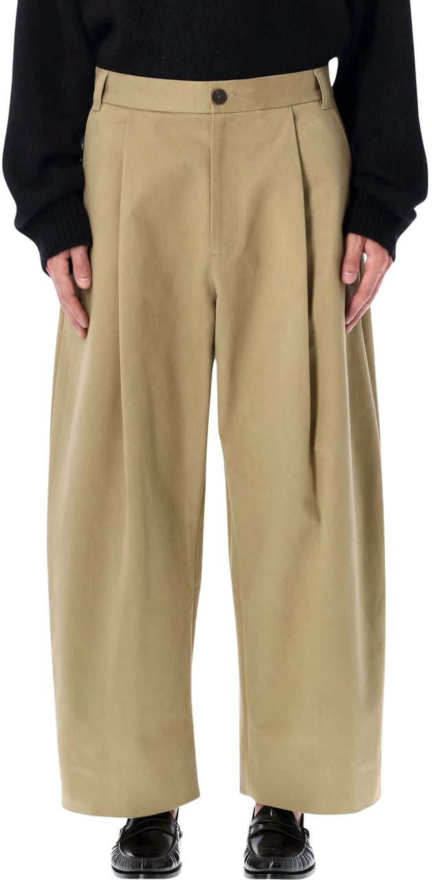 Studio Nicholson Sorte Chino Marrone Bruin