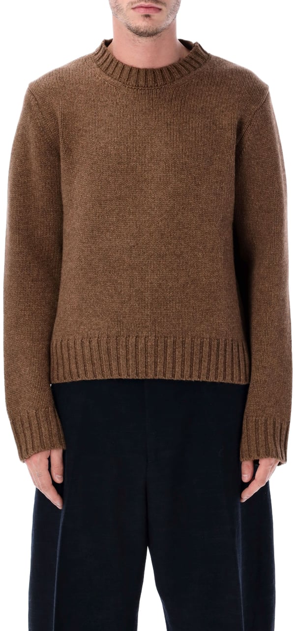 Studio Nicholson Cree Sweater Marrone Bruin