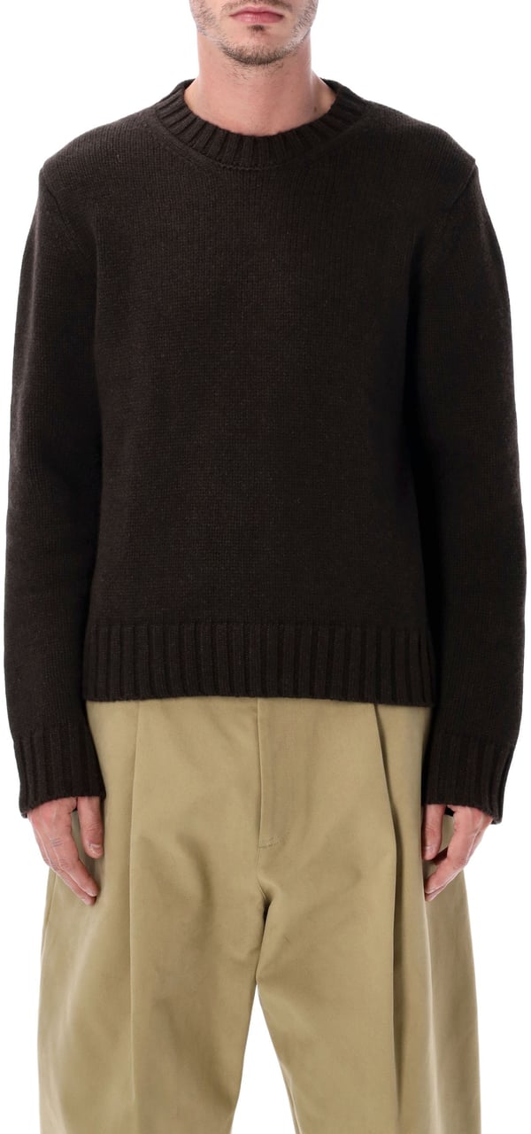 Studio Nicholson Cree Sweater Espresso Brown Bruin