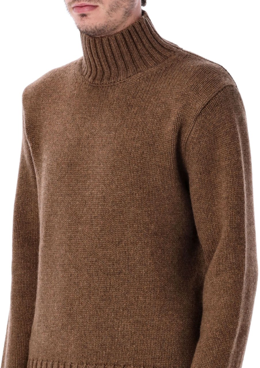 Studio Nicholson Loris High Neck Marrone Bruin