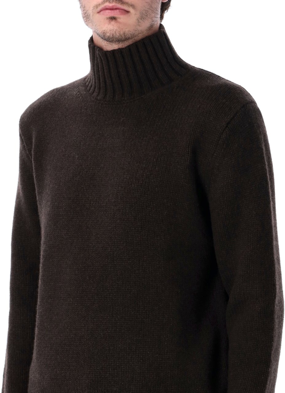 Studio Nicholson Loris High Neck Espresso Brown Bruin