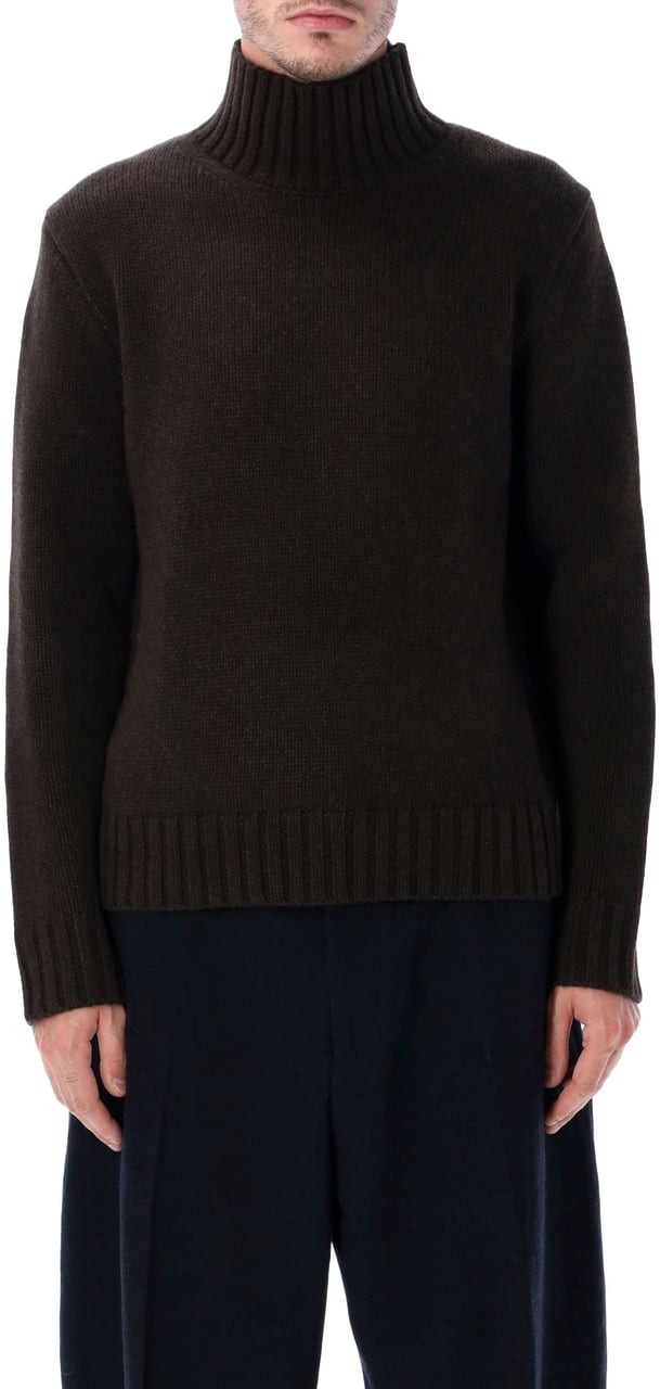 Studio Nicholson Loris High Neck Espresso Brown Bruin