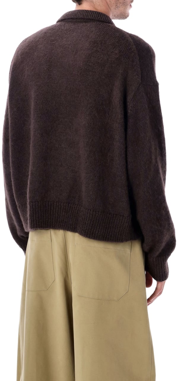 Studio Nicholson Dune Polo Marrone Bruin