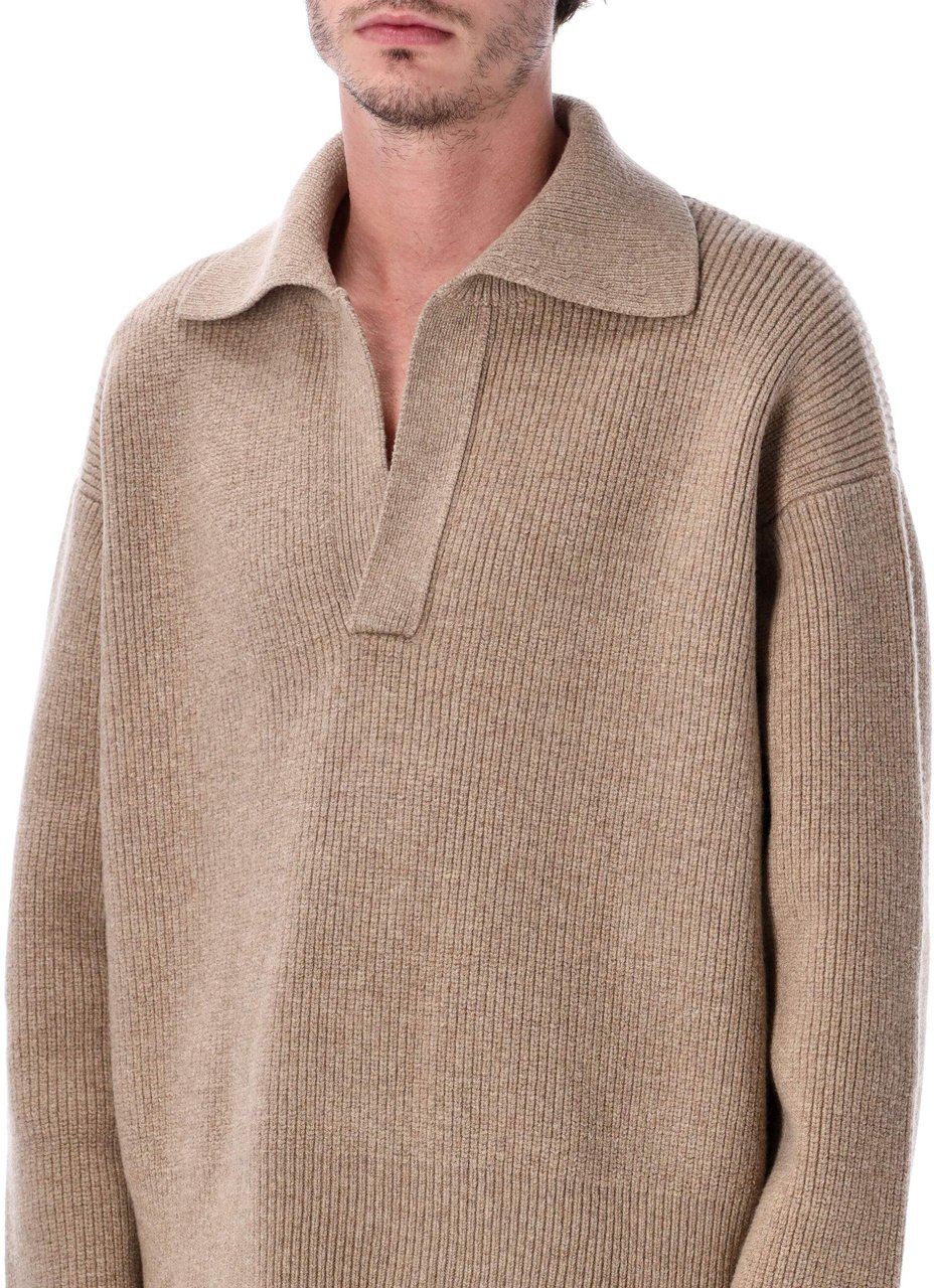 Studio Nicholson Nash Polo Oatmeal Beige