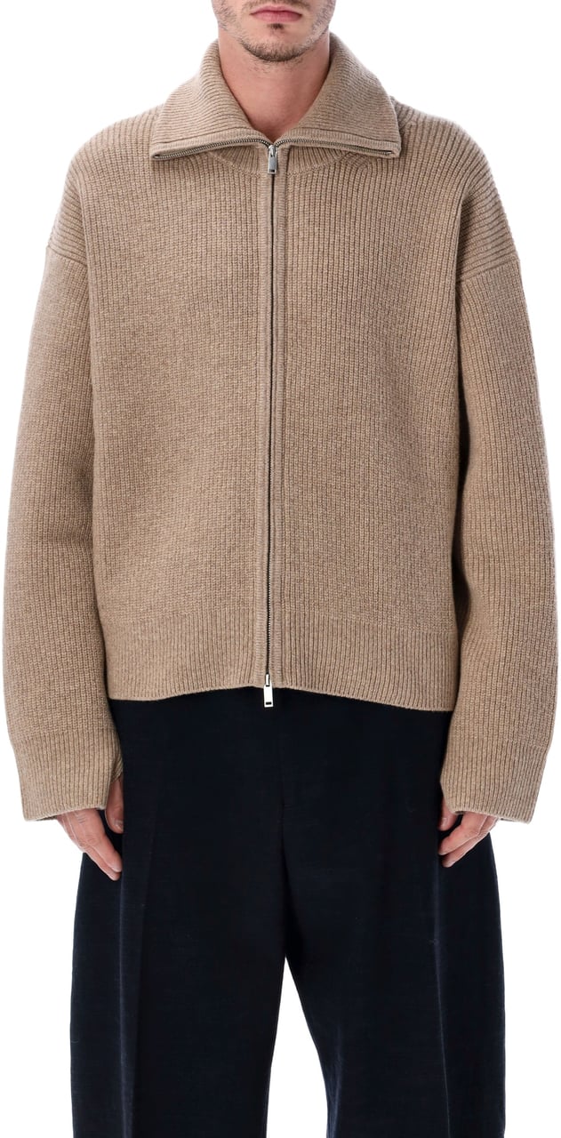 Studio Nicholson Sandos Cardigan Oatmeal Beige