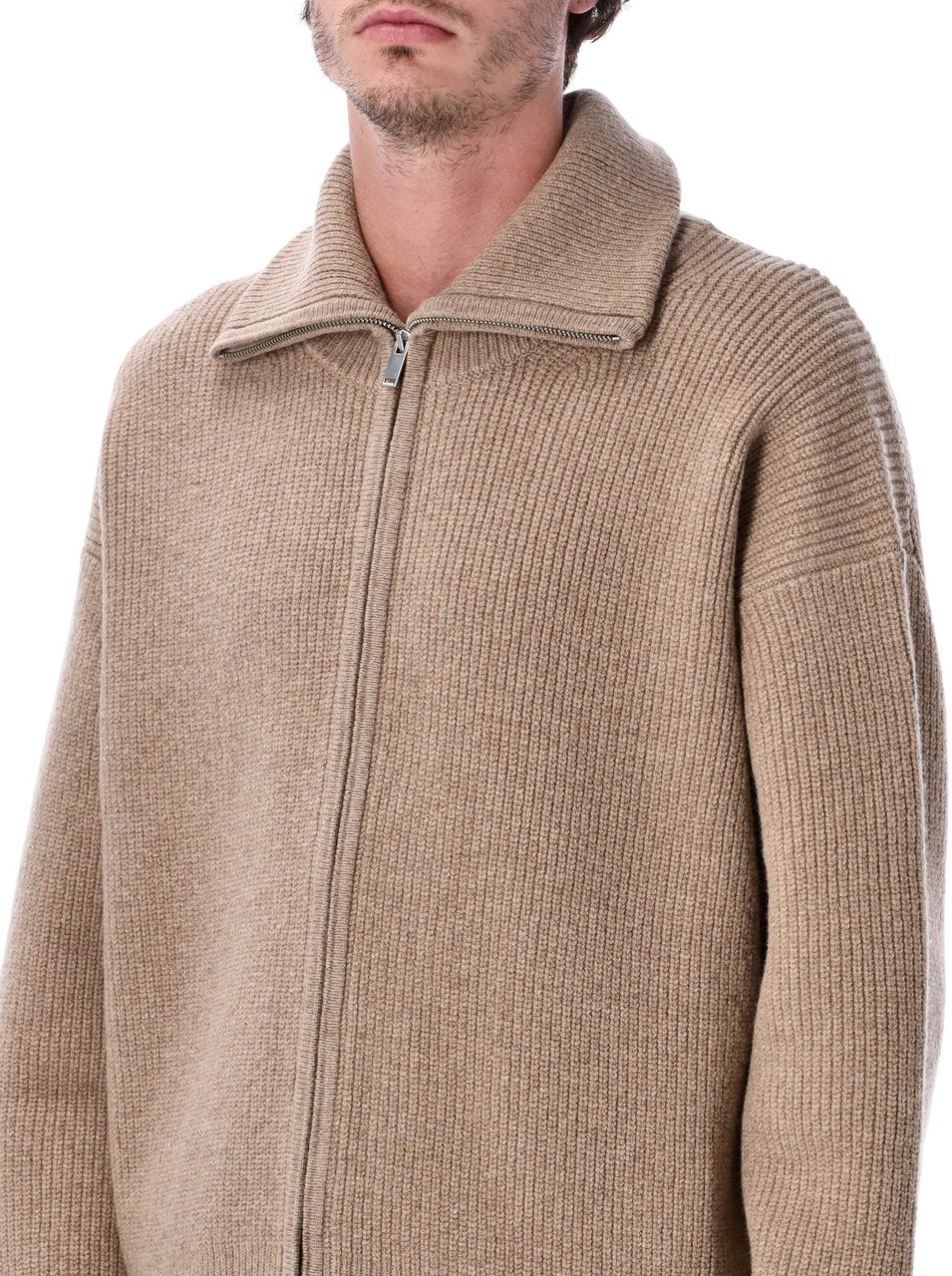 Studio Nicholson Sandos Cardigan Oatmeal Beige