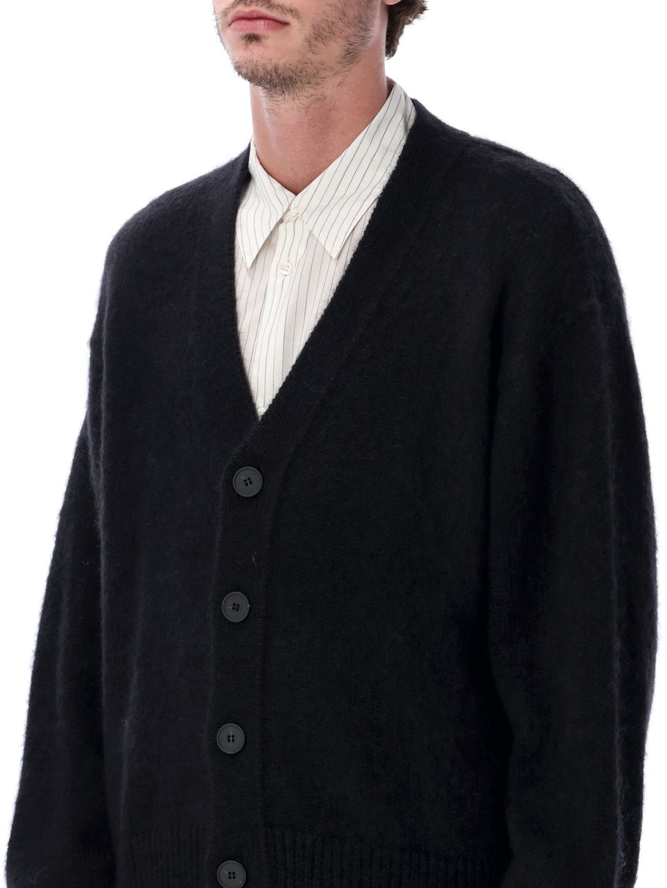 Studio Nicholson Trey Cardigan Nero Zwart