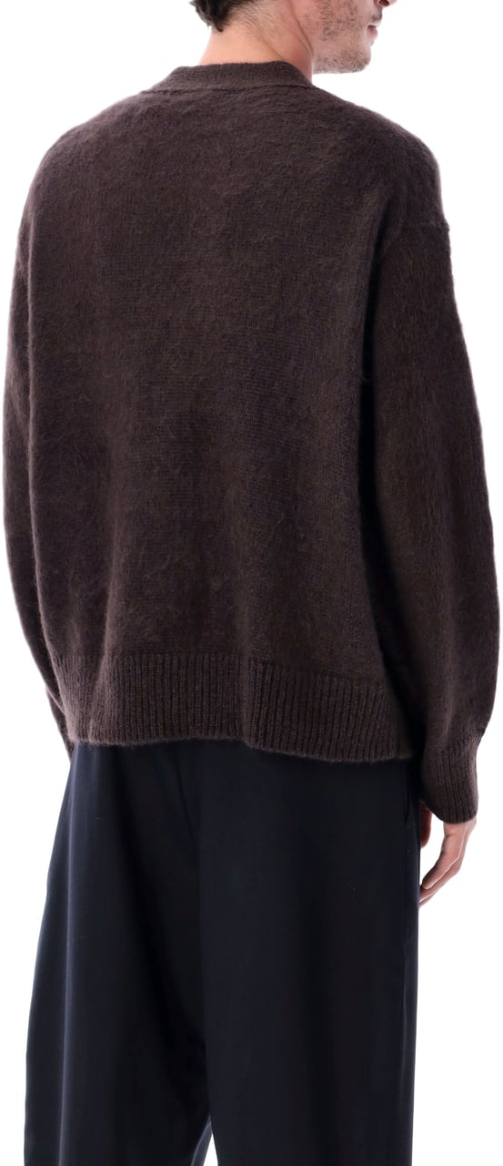 Studio Nicholson Trey Cardigan Marrone Bruin