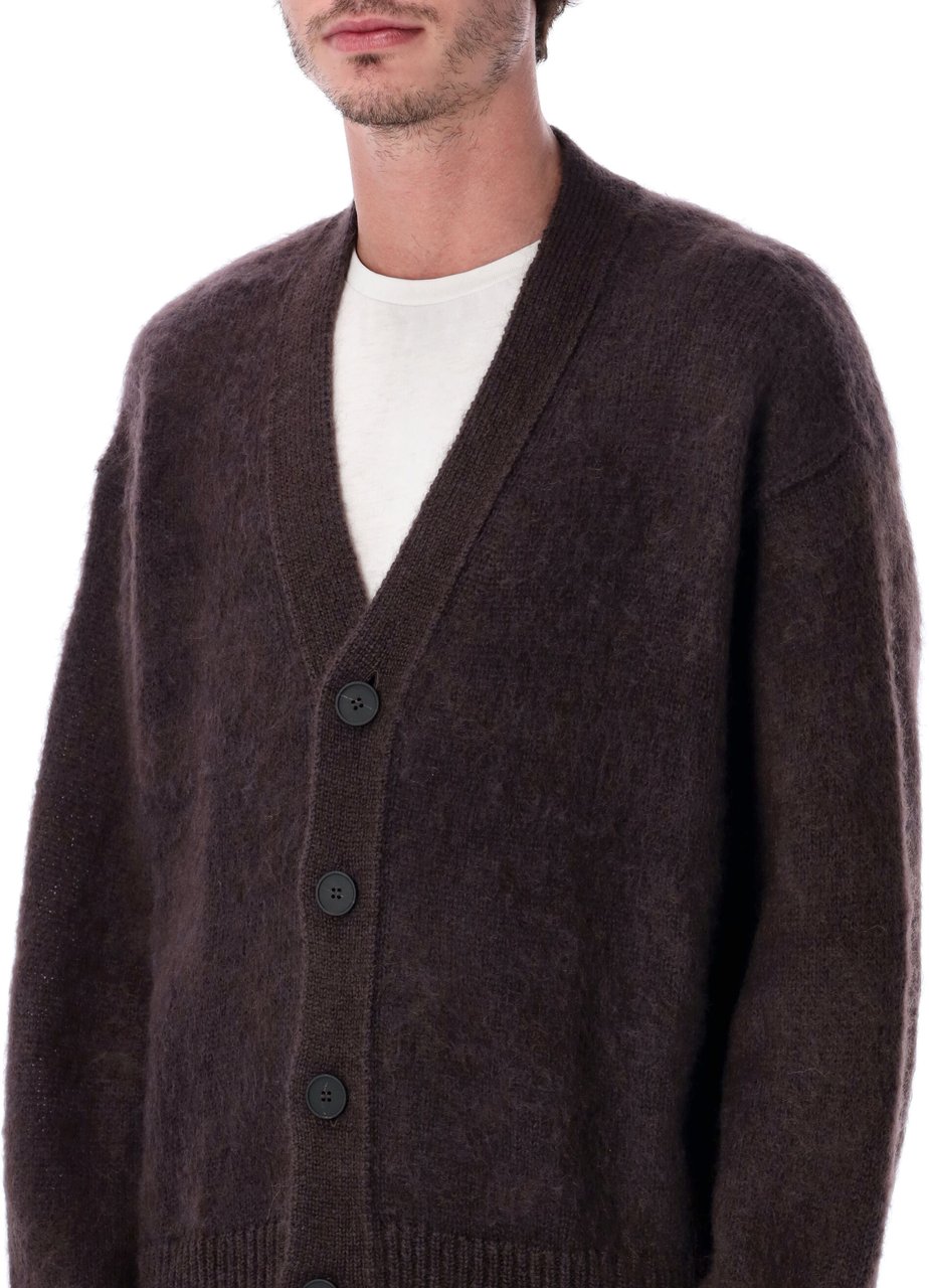 Studio Nicholson Trey Cardigan Marrone Bruin