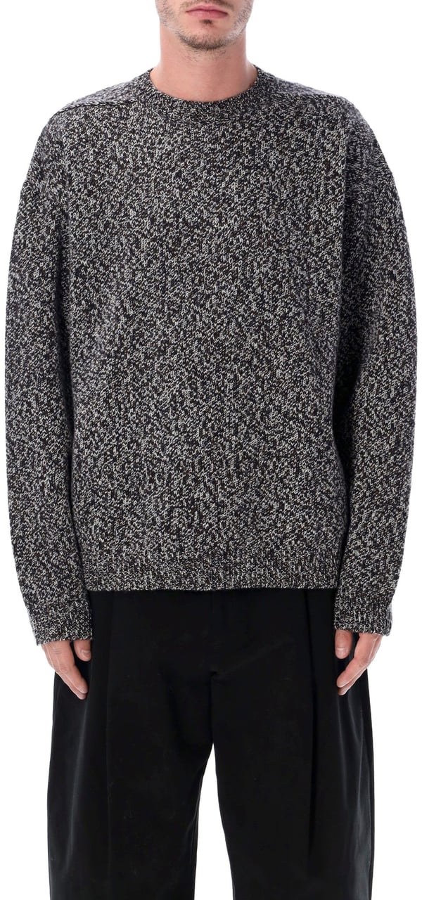 Studio Nicholson Hemyl Sweater Navy Mouline Navy