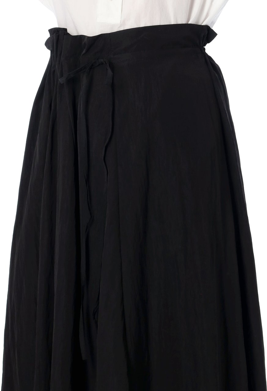 Studio Nicholson Messina Long Skirt Nero Zwart