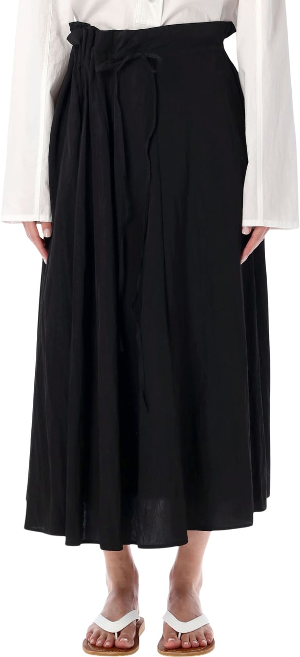 Studio Nicholson Messina Long Skirt Nero Zwart