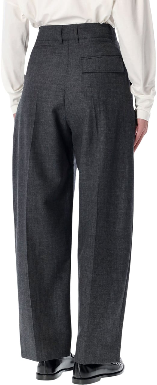 Studio Nicholson Acuna Pleated Pant Slate Melange Grijs