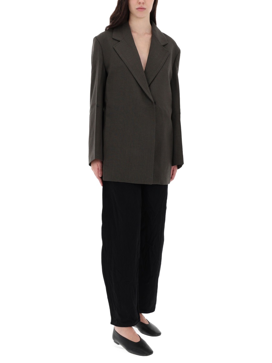 Studio Nicholson Araz Structured Oversized Jacket Zwart
