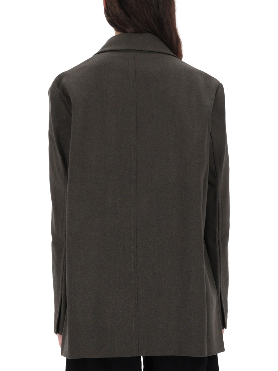 Studio Nicholson Araz Structured Oversized Jacket Zwart