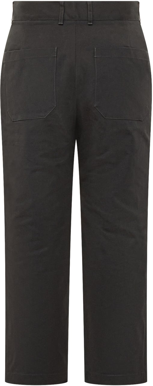 Studio Nicholson Studio Nicholson Pantaloni Neri Dritti Zwart