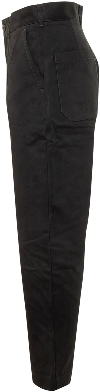 Studio Nicholson Studio Nicholson Pantaloni Neri Dritti Zwart