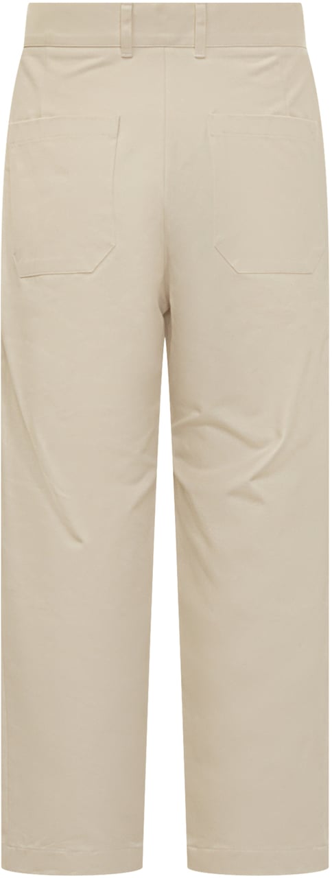 Studio Nicholson Studio Nicholson Pantaloni Beige Dritti Wit