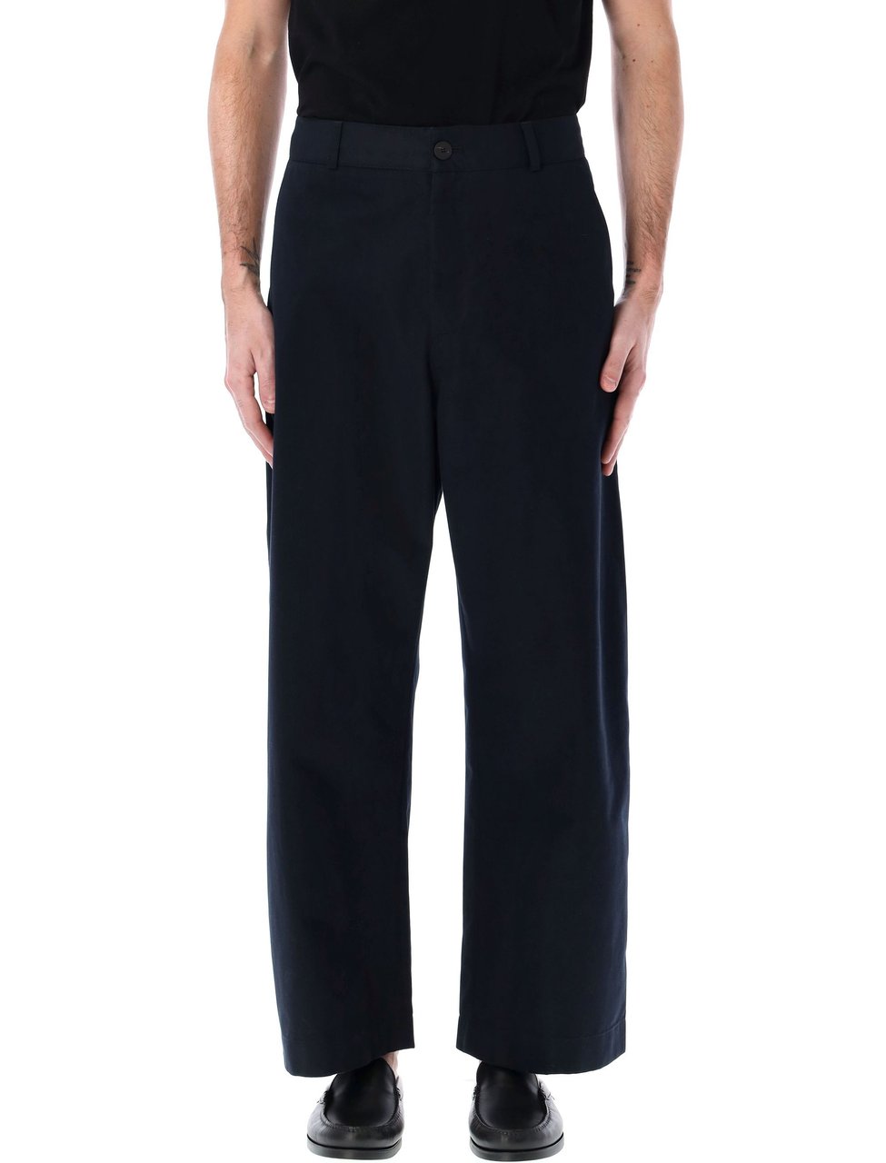Studio Nicholson Chino Pant Darkest Navy Blauw