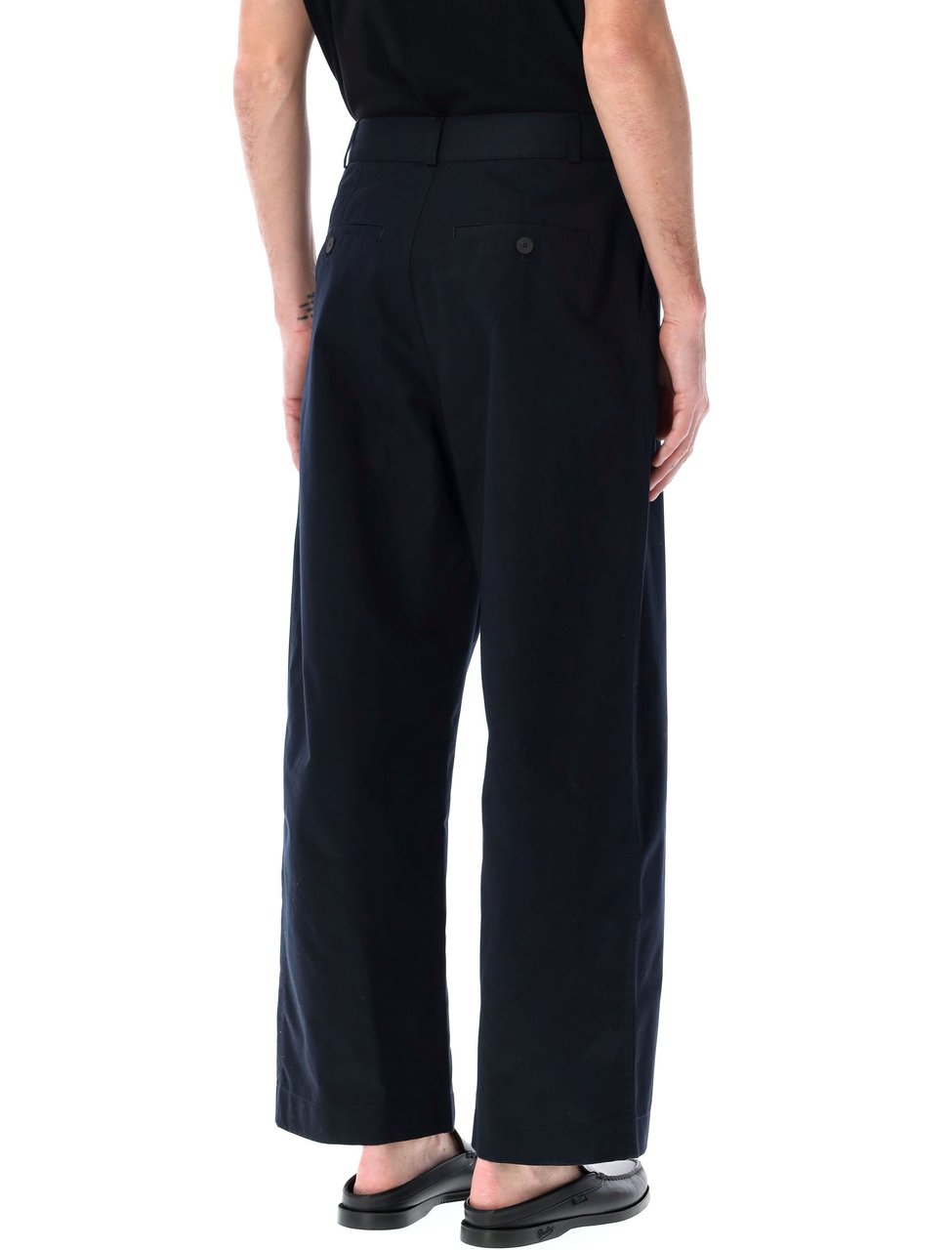 Studio Nicholson Chino Pant Darkest Navy Blauw