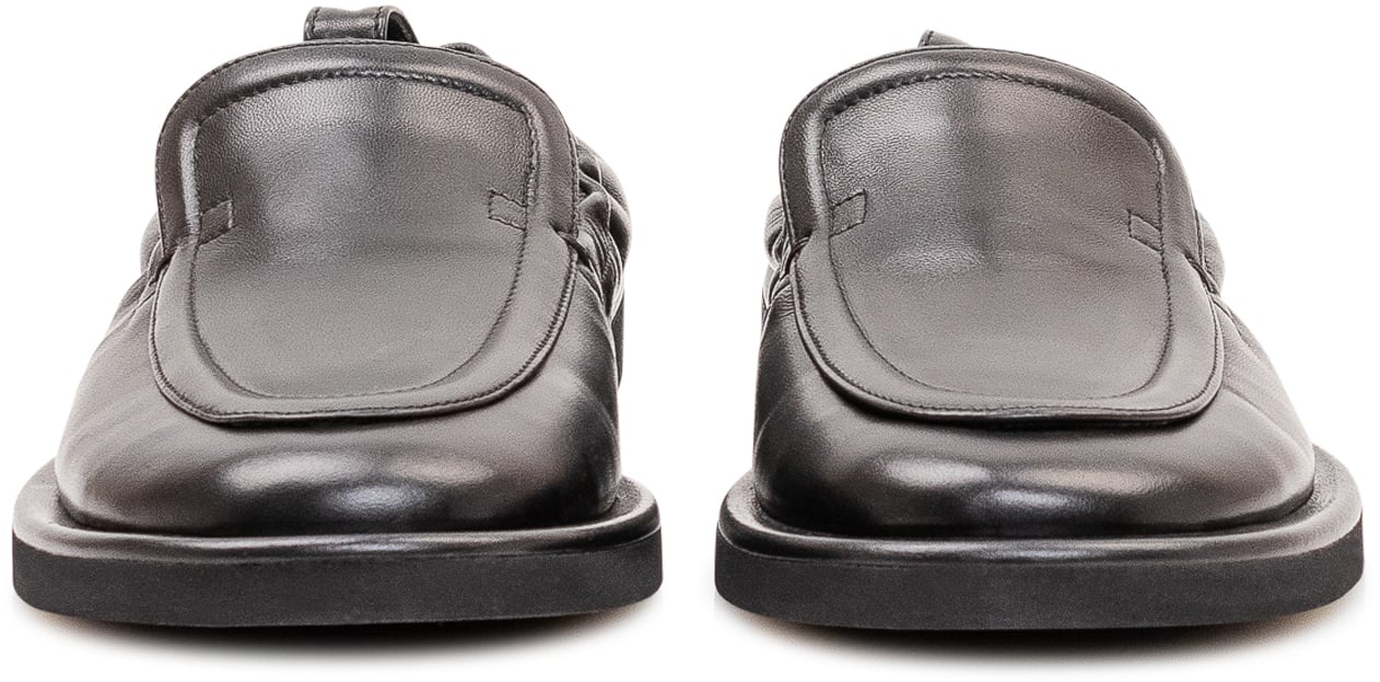 Studio Nicholson Mocassino con Tallone Elasticizzato Zwart