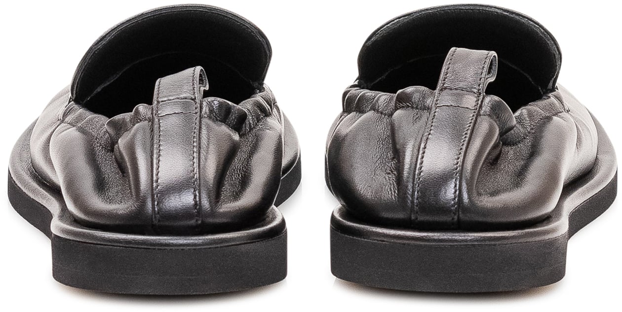 Studio Nicholson Mocassino con Tallone Elasticizzato Zwart