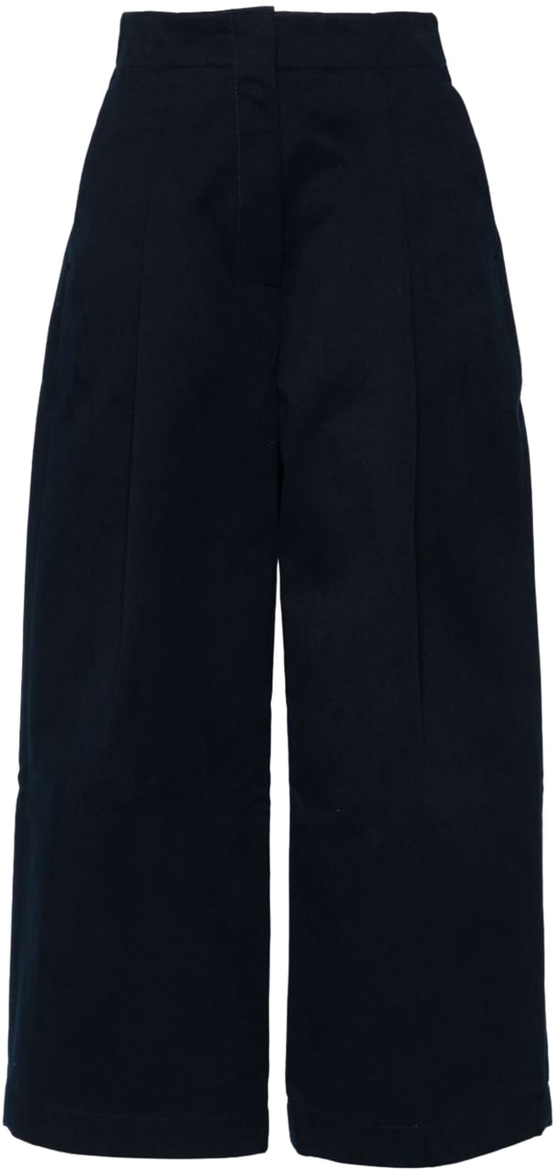 Studio Nicholson Trousers Blue Blauw