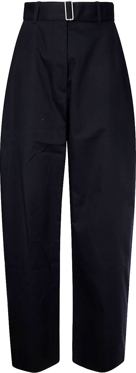 Studio Nicholson Trousers Blue Zwart