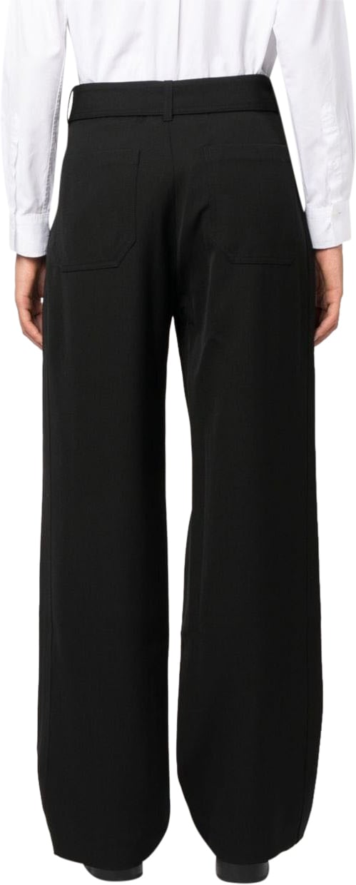 Studio Nicholson Trousers Black Zwart