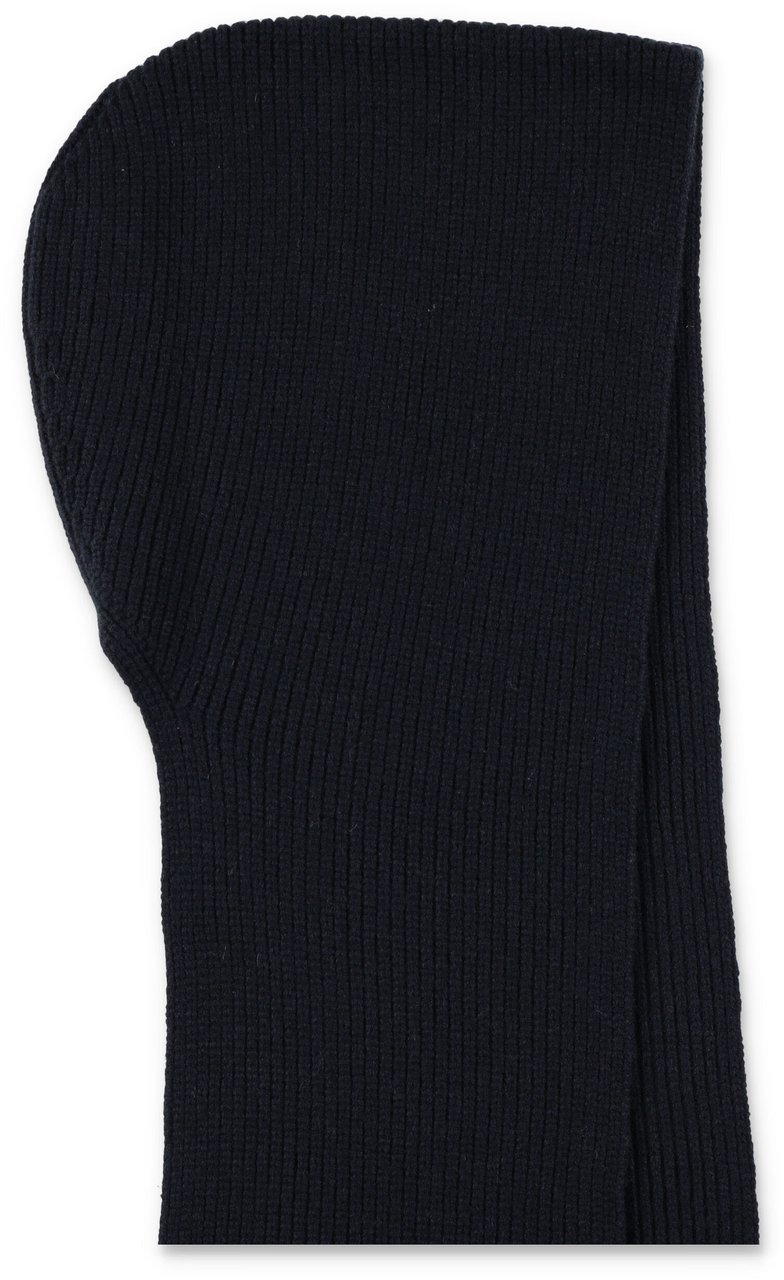 Studio Nicholson Hooded Scarf Darkest Navy Blauw