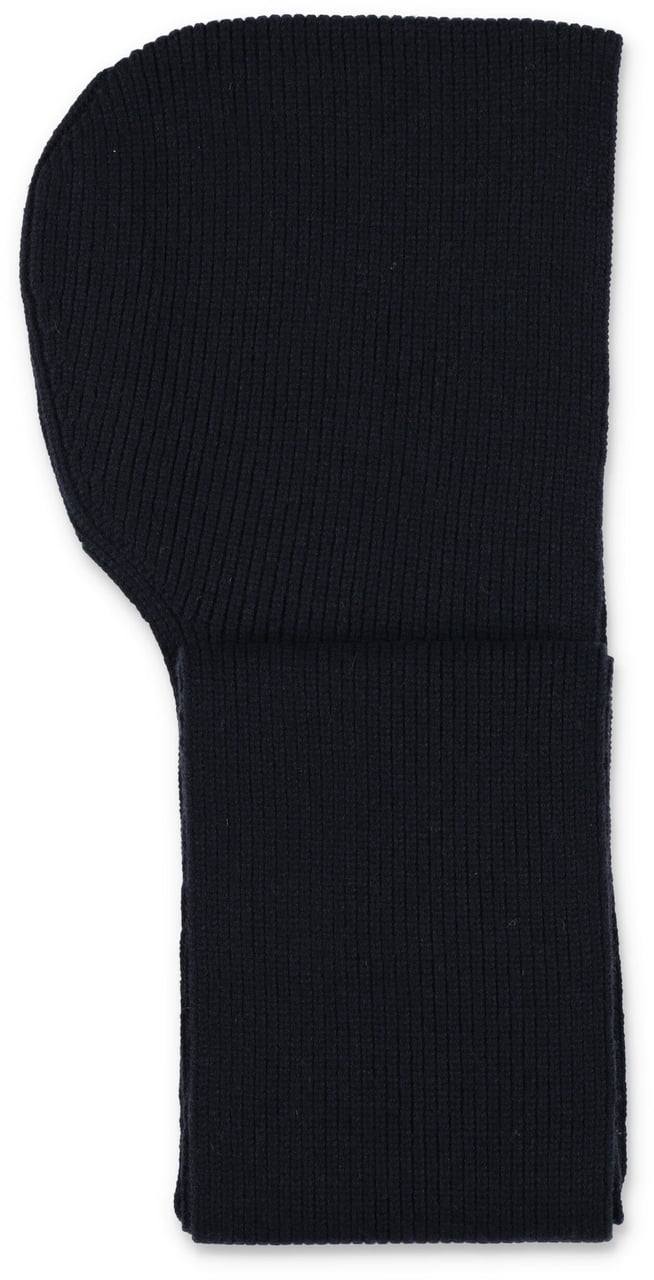 Studio Nicholson Hooded Scarf Darkest Navy Blauw