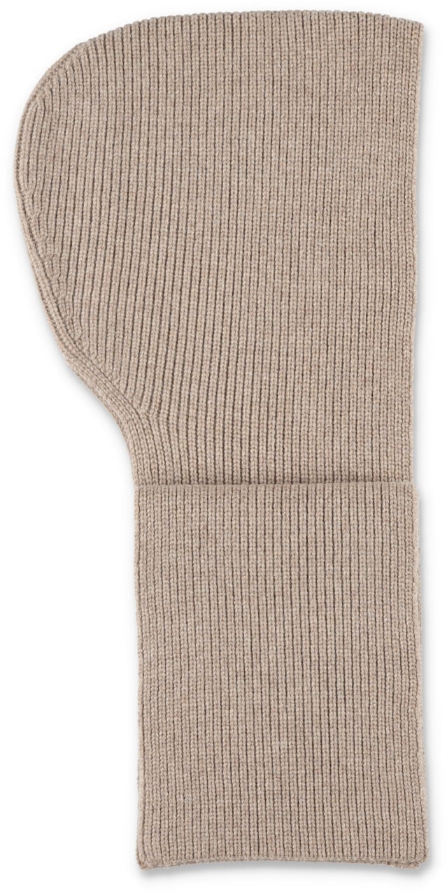 Studio Nicholson Hooded Scarf Oatmeal Beige