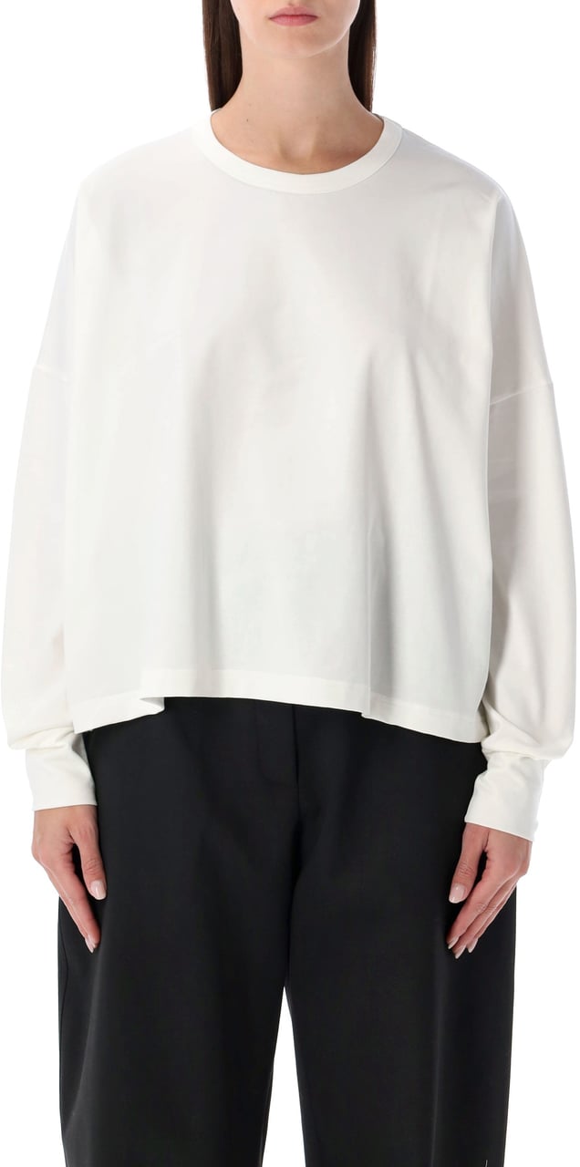 Studio Nicholson Loop Ls Tee Bianco Wit