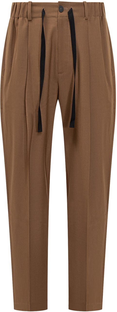 Studio Nicholson Studio Nicholson Pantaloni a Vita Alta Bruin