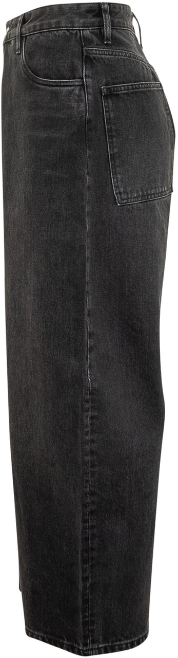 Studio Nicholson Studio Nicholson Jeans Neri Barrel Fit Zwart