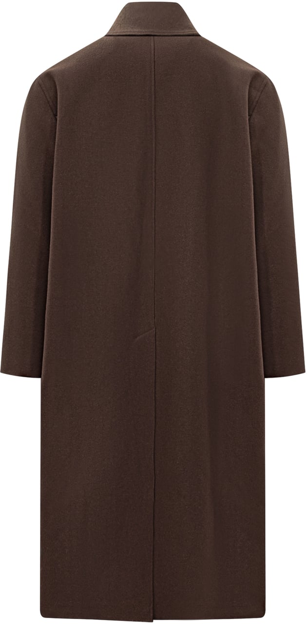 Studio Nicholson Studio Nicholson Cappotto Marrone in Lana Bruin