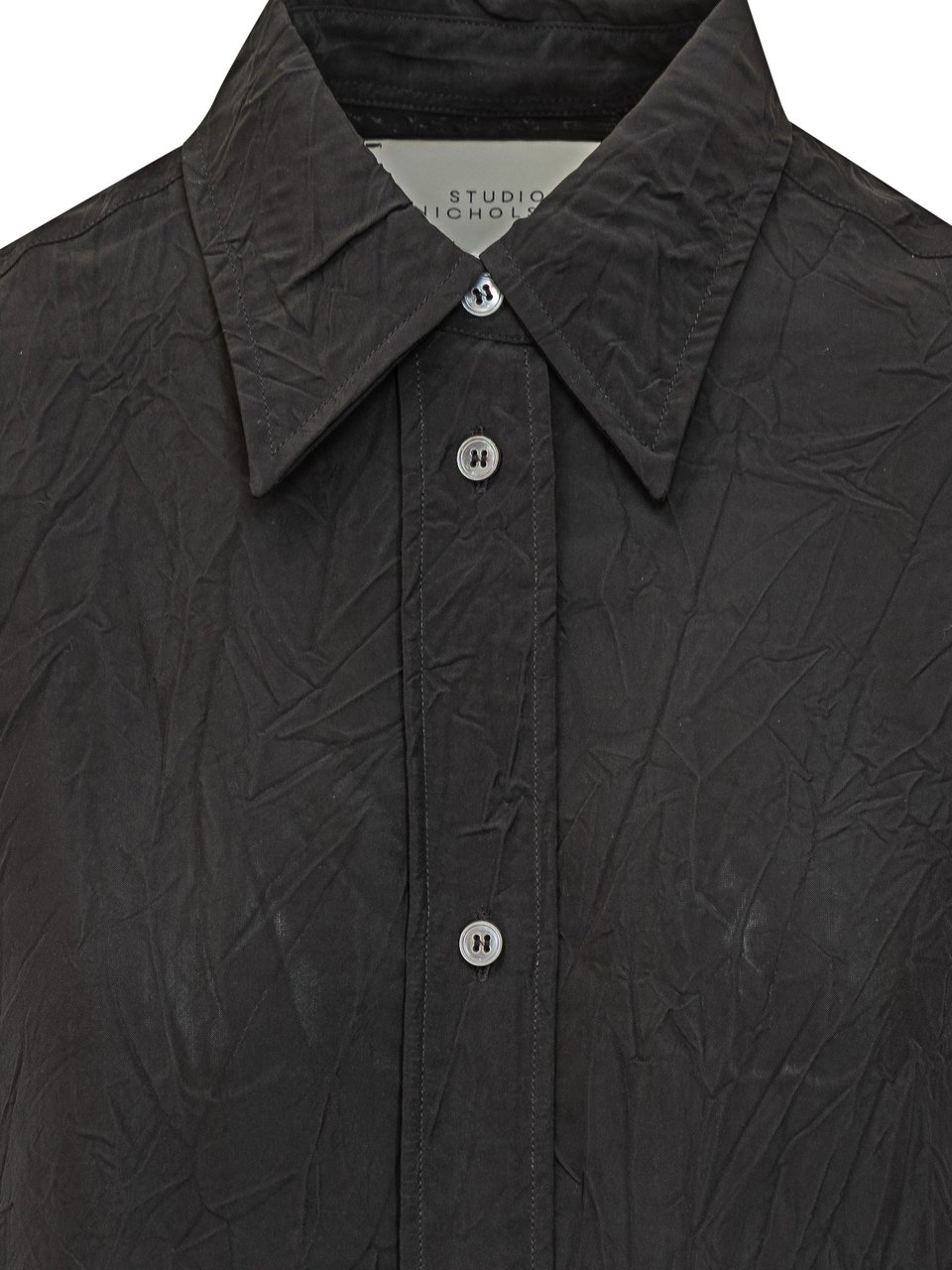 Studio Nicholson OVERSIZED SHIRT Zwart