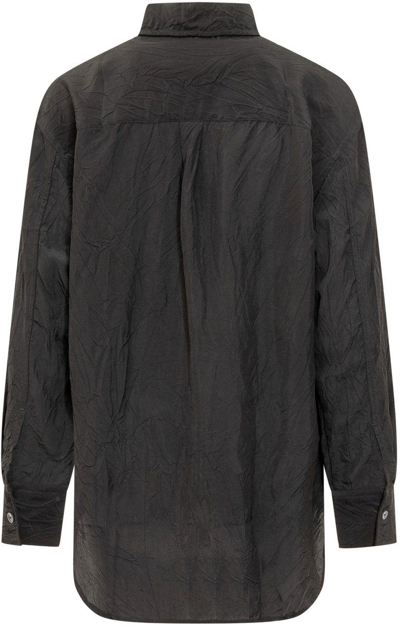 Studio Nicholson OVERSIZED SHIRT Zwart